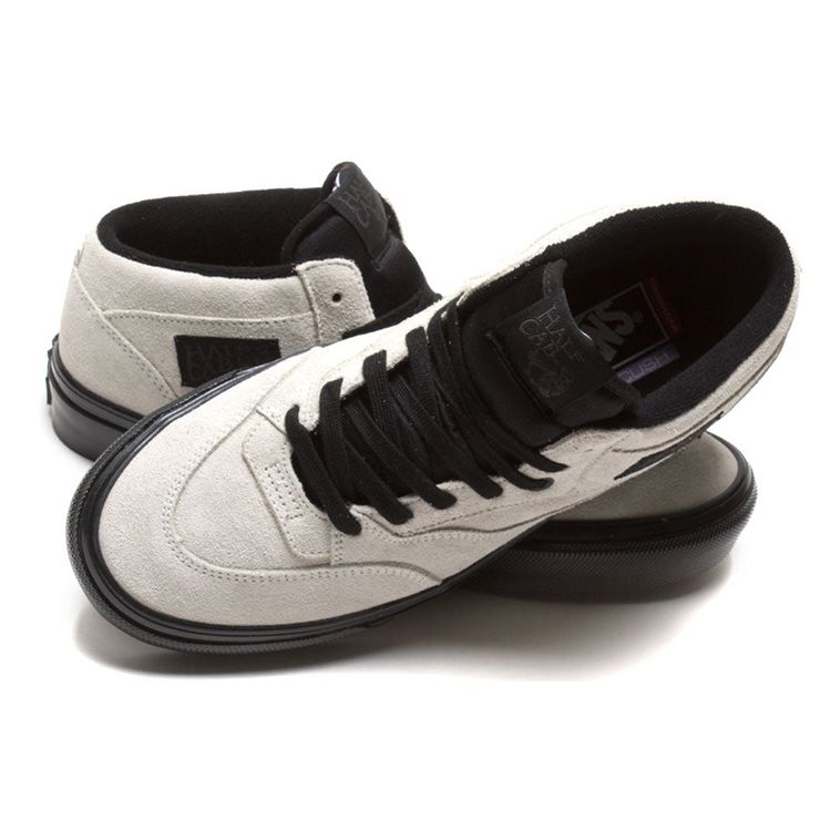 Vans Half Cab Lightweight Breathable Mid-Top Skate Shoes Unisex Skate Shoes Gray VN0A5KYAKIG