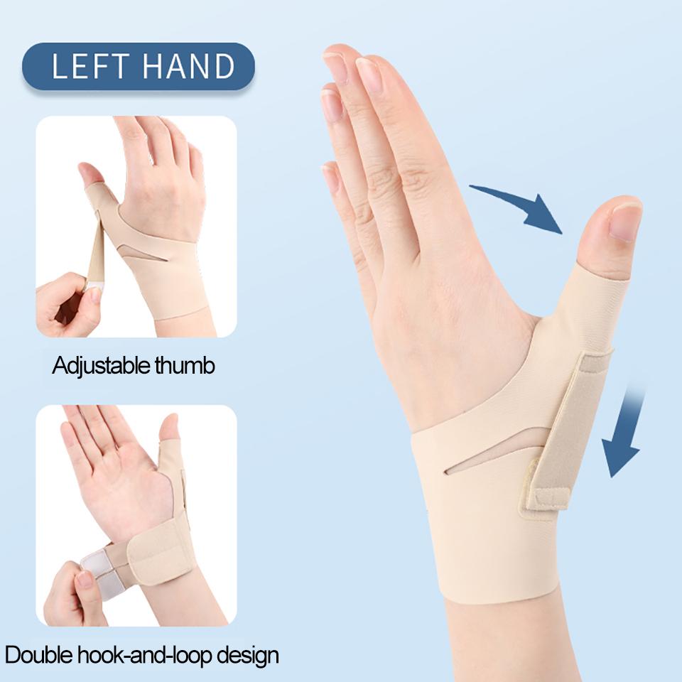 

1Pcs Thin Light Wrist Guard Tendon Sheath Hand Joint Sprain Wrist Protector Thumb Fixation Rehabilitation Corrector Men Women Professional Grade M