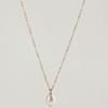Less Is More Drop PEARL 14K GOLDFILLED NECKLACE