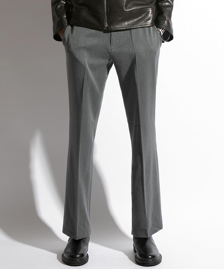 Seuteulaikeu Elegant Bootcut Trousers (Grey)