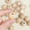 Natural Camphor Wood Balls: Mildew & Moisture-Proof Insect Repellent, Odor-Removing Beads (1.8cm) for Wardrobe.