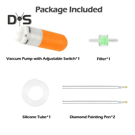 Вакуумна ручка для алмазної мозаїки Електричний інструмент для викладання алмазів Без воску Живлення від USB Вакуумна ручка для алмазної мозаїки для DIY алмазного мистецтва