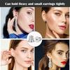 Set of 4 Secure Earring Backs Studs Locking Clutch Secure Locking Backing Stainless Steel Earring Plugs for Droopy Ears