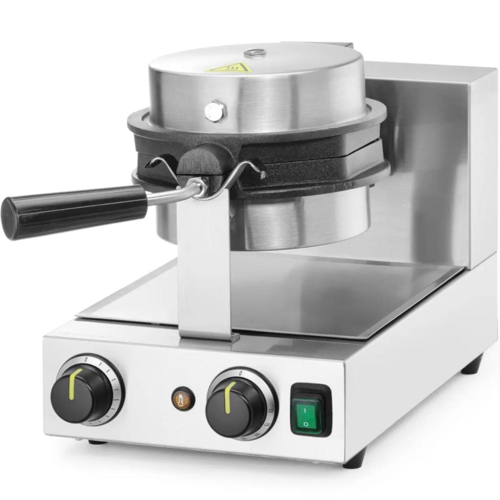 Rotary waffle maker for Bubble Waffles, diameter 170 mm, 1500 W