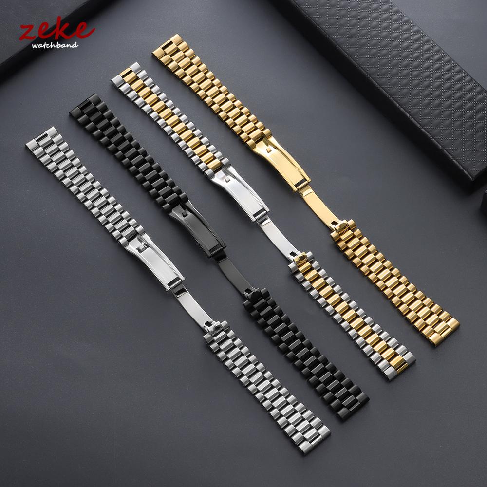 Bracciale per Orologio Massiccio di Lusso da 20 mm 21 mm 22 mm in Acciaio Inossidabile 304L con Chiusura Deployante per Orologi Rolex da Uomo e Donna Accessori