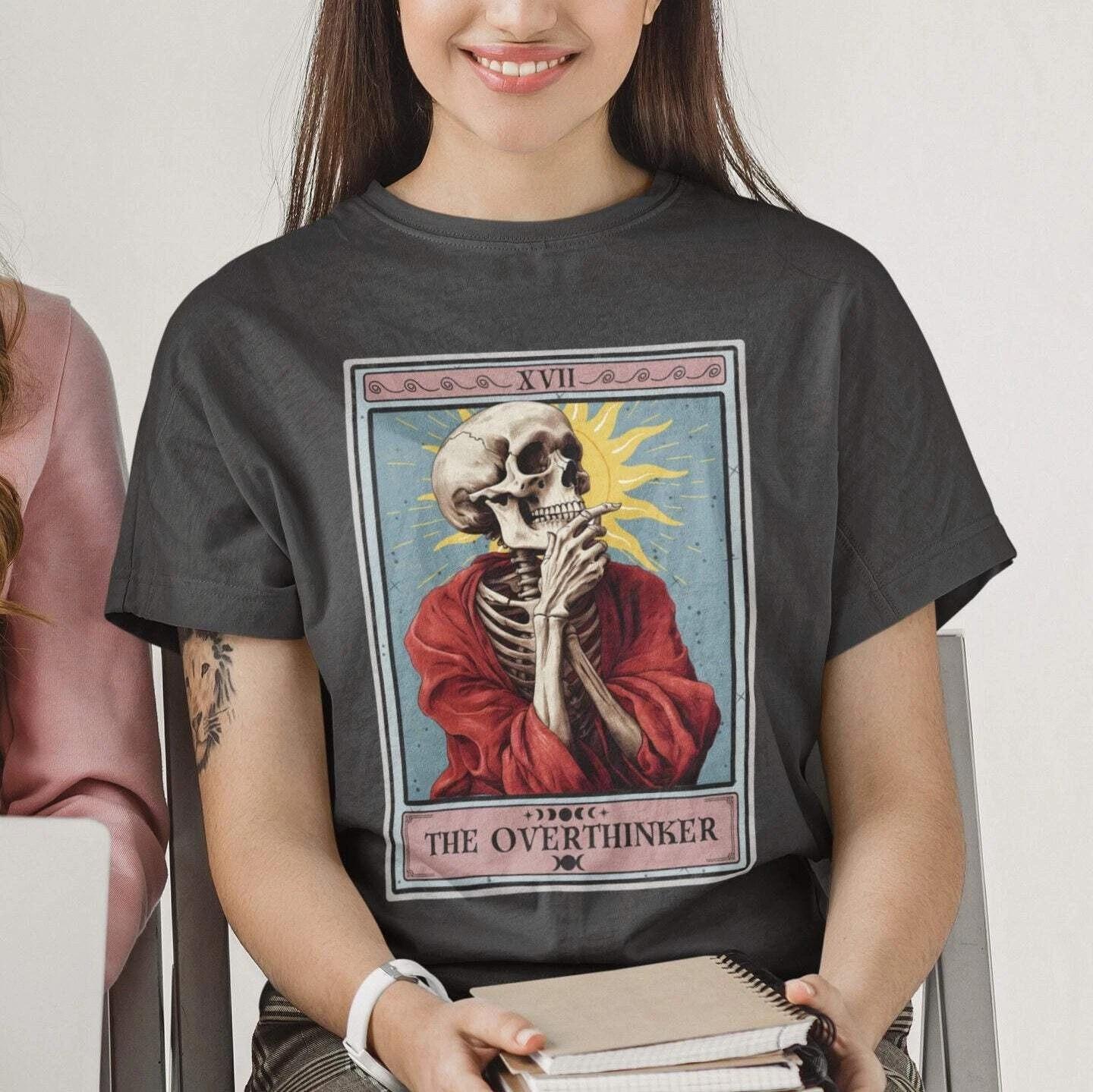The Overthinker Tarot Card T-Shirt 3XL