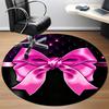 1pc Bow Ribbon Chair Carpet for Office - Durable, Ideal for Chair Mats, Stylish & Functional Decorative Rug yy260203087