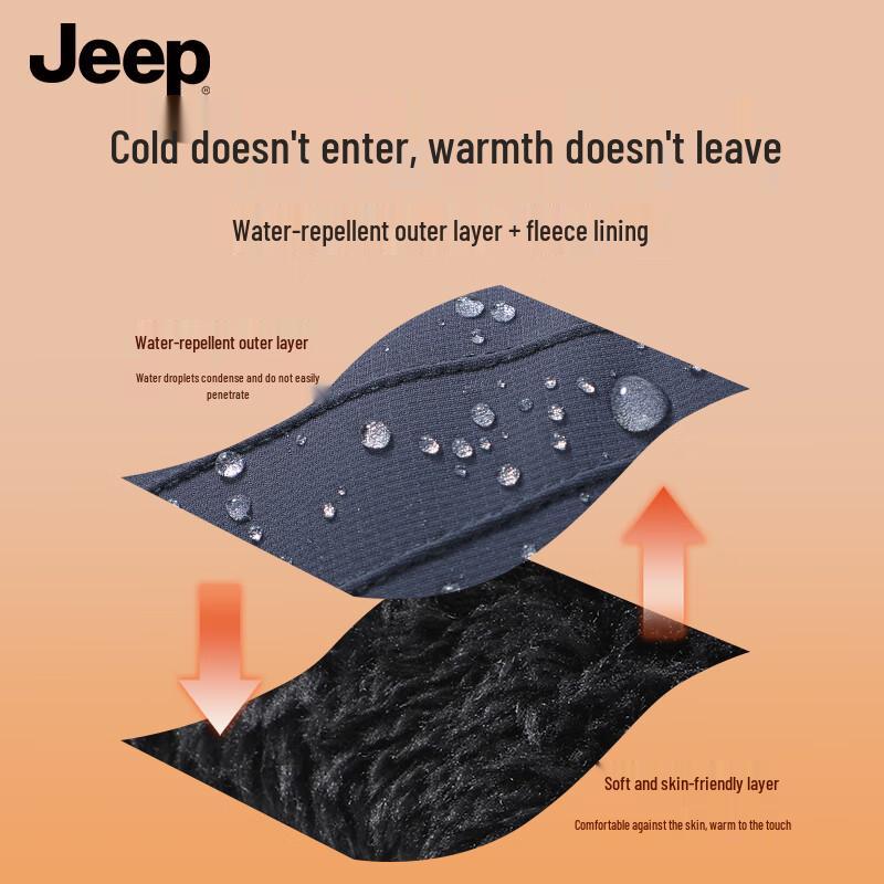JEEP Men's Winter Thermal Touchscreen Gloves