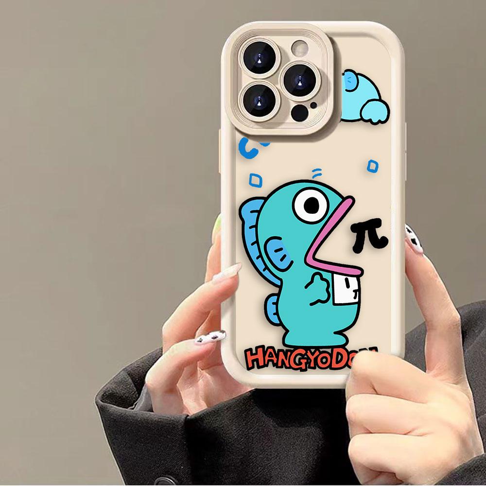 Cartoon H-Hangyodon Phone Case For iPhone 15 14 13 12 11 16 XS Max X XR SE 7 8 6 6S Plus Shock16of Silicone Case Funda Shell