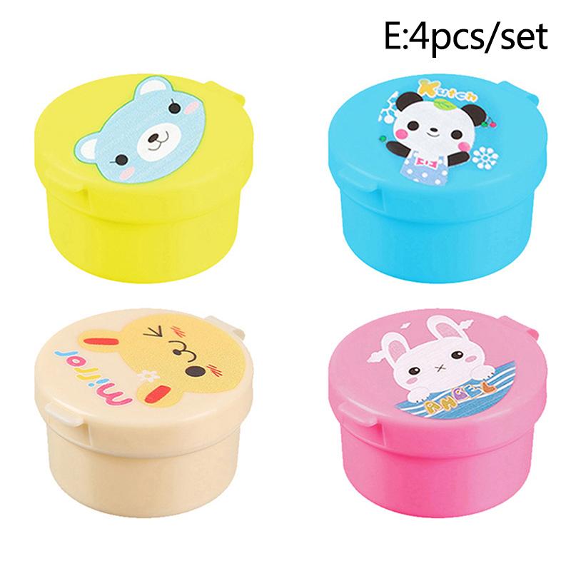 Cartoon Sauce Bottle Mini Bento Box Animal Friend Soy Sauce Box Tomato Sauce Honey Salad Sauce Container Bento Box Accessories