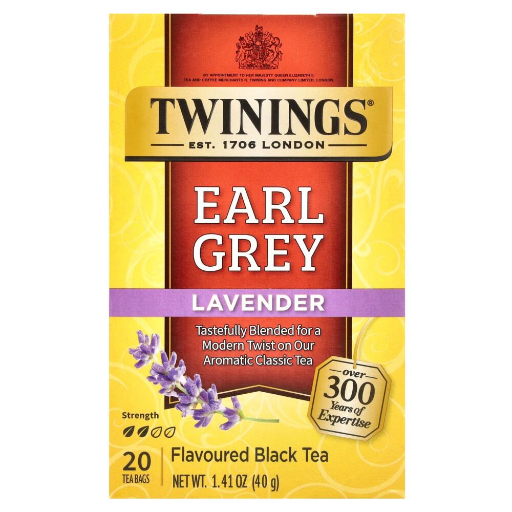 Twinings Earl Grey Lavender Black Tea, 20 Tea Bags, 40g (1.41oz)
