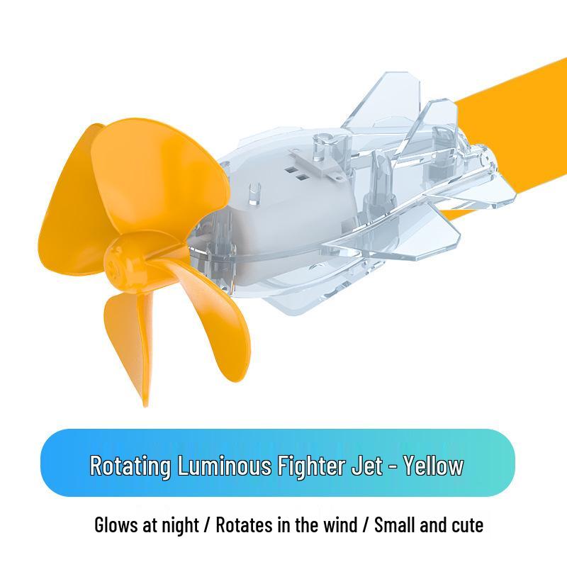 

Wind-Powered LED Rotating Airplane Ornament for Motorcycles