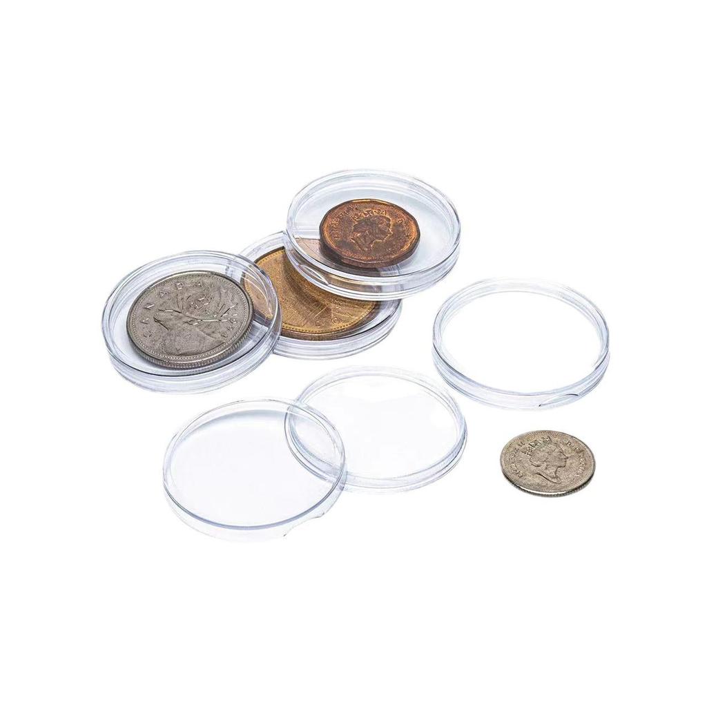 Silver Dollar Zodiac Commemorative Coin Transparent Protective Box