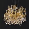 American Style Light Luxury Living Room Crystal Chandelier Branch Chandelier Home Decoration Hotel Hanging LED Chandelier Glossy