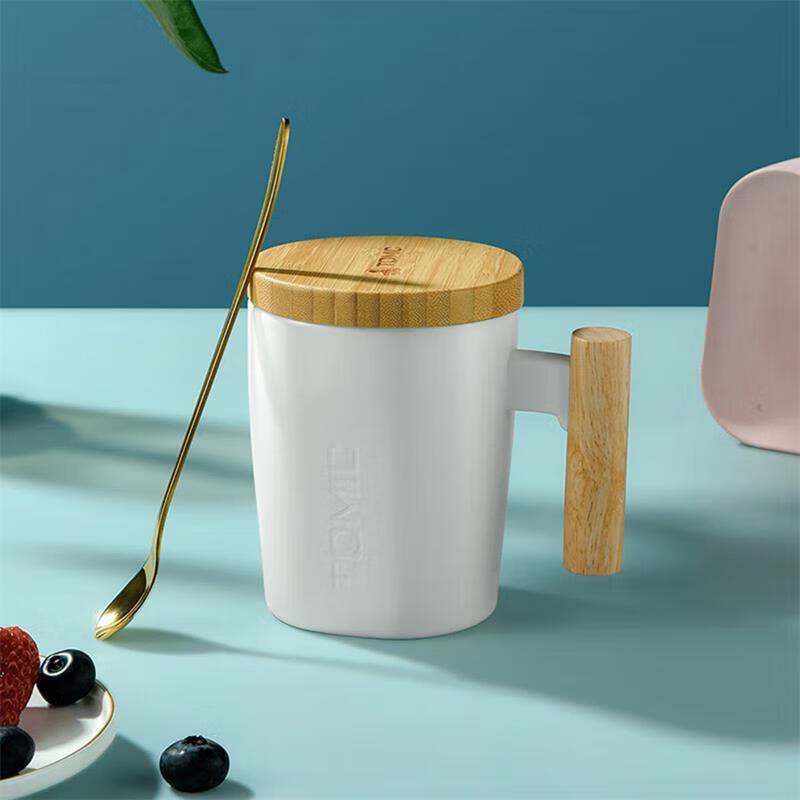 TEMEKE 400ML Ceramic Mug with Lid