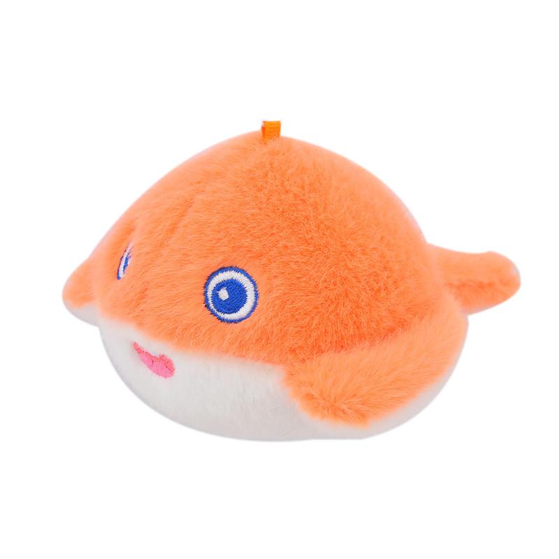 Delightful Ocean Animal Plush Keychain Assortment Available In Multiple Fun Colors