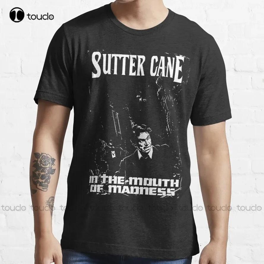 Sutter Canes In The Mouth Of Madness TShirt ShirtPrinting Custom Aldult Teen Unisex Digital Printing Tee Shirt Xs5xl Classic
