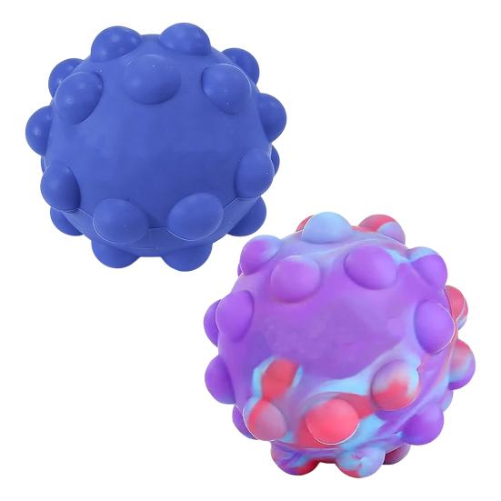 Bubble Stress Ball Food Grade Silicone Squeeze Ball Fidget Toy Anxiety Reduction Decompression Ball Sensory Toy