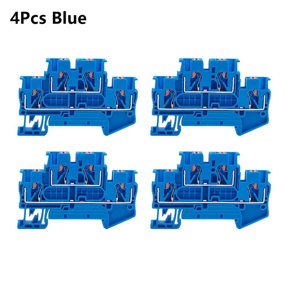 4Pcs PTTB-2.5 PTTB-2.5 Terminal Block  for Industrial Electrical Cabinet Wiring