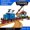 Set Treno Città Treno a Vapore Proiettile Veicolo Merci Stazione Ferroviaria Modello Blocchi da Costruzione Mattoni Binari Rotaia Senza Motore Kit Carrozza Giocattolo per Bambini