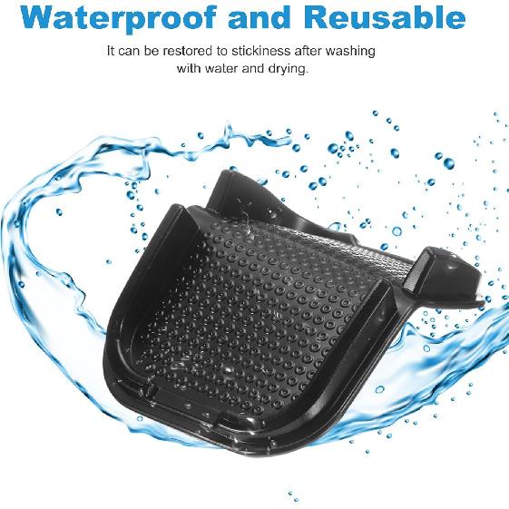 

HARFINGTON 5 шт. Противоскользящий коврик на приборную панель автомобиля 6 x 4 Универсальный липкий коврик для приборной панели Моющиеся многоразовые автомобильные противоскользящие коврики для телефона, ключей, солнцезащитных очков