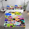 Fashion Game Splatoon Bedding Sets Comforter Duvet Cover Pillow Case Sets Single Double Large Size Bedroom Decoration029