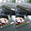 Luminous Zinc Alloy Car Phone Number Plate – Creative Metal Temporary Parking Sign Ornament