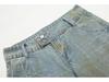 Unisex Retro Distressed Wide-Leg Jeans - Loose Fit, Floor-Length
