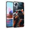 Cute Hamster Phone Case For Redmi Note 13 Pro Plus 14 Pro+ 12S 12 11S 11T 11E 11 10S 10 9S 9 Xiaomi Capa TPU