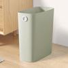 Household Trash Can Without Press Ring Bathroom Plastic Modern Large Capacity Living Room Kitchen Lid Waste Rubbish Garbage