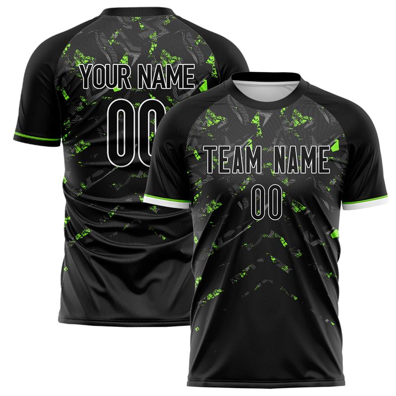 Customized Team Name Number Name Football T-shirt Personalized DIY O Neck Black Sports T Shirts Loose Quick Dry Team Uniform