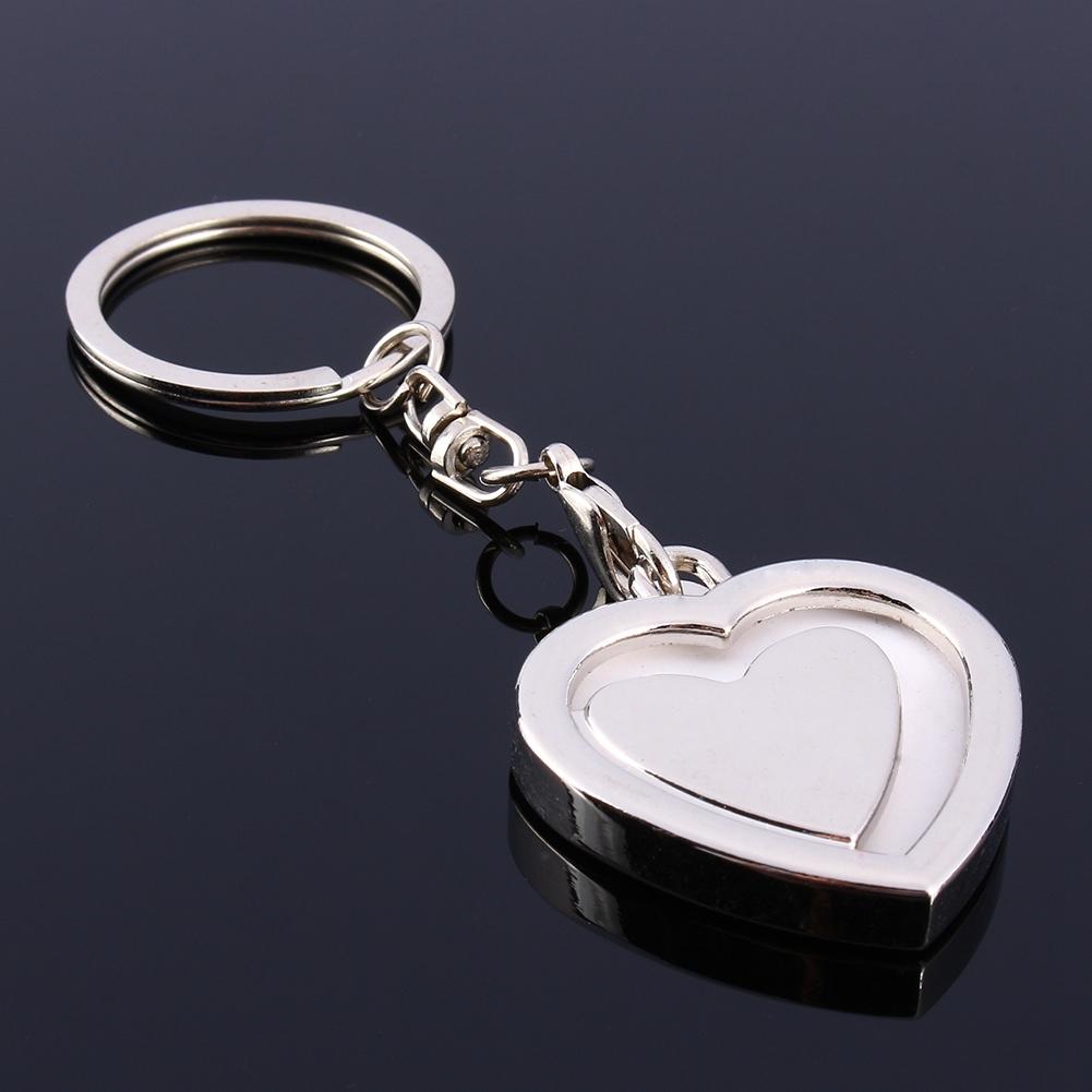 Cute Mini Creative Metal Alloy Insert Photo Picture Frame Keyring Keychain Gift