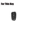 Leather Zinc Alloy Car Key Case Cover For Chevy Spark Trax Camaro Malibu Cruze