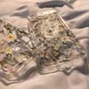 Bee daisy pattern transparent phone case suitable for iPhone17 16 15 14 13 12 11Pro/Max/Plus anti drop and shockproof back cover