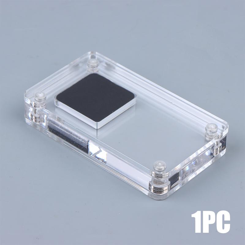 Acrylic Loose Diamond Jewelry Storage Box Standard Gemstone Organizer Gift Packaging Box Gems Zircon Cvd Display Case