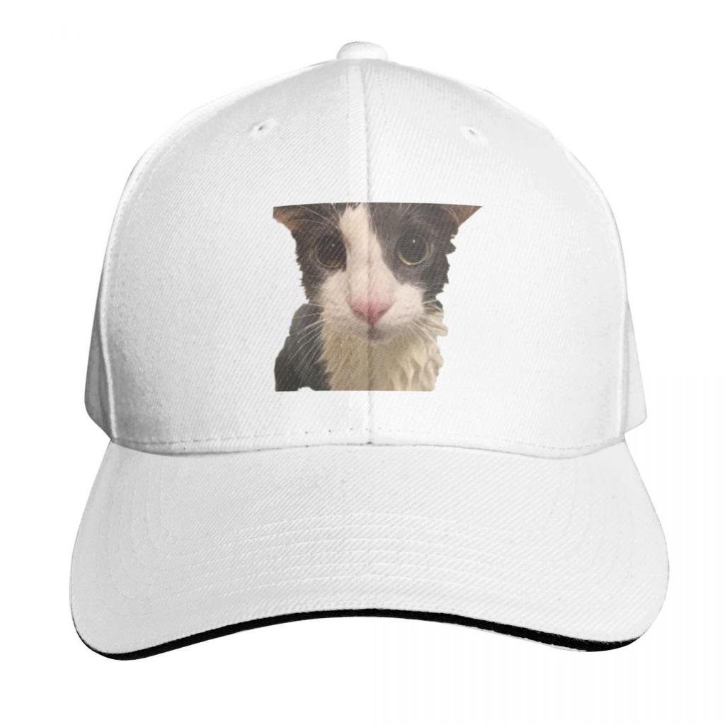 Soggy Cat Baseball Cap funny hat Rugby western Hat Fishing cap Womens Unisexs