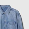 GAP Women's Classic Washed Loose Fit Denim Shirt