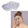 Rhinestones Masquerade Mask Eye Mask with Rhinestones Decoration For Women Halloween Costume Accessory