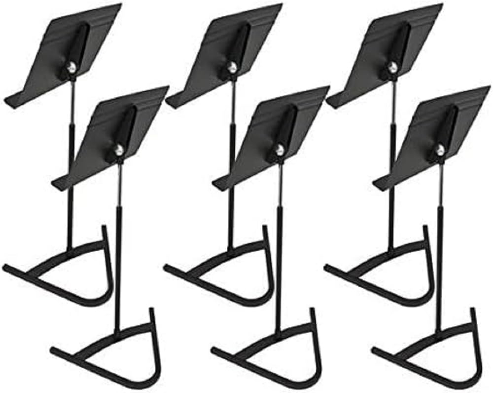 Manhattan Music Stand M81 Harmony Stand Black Set of 6