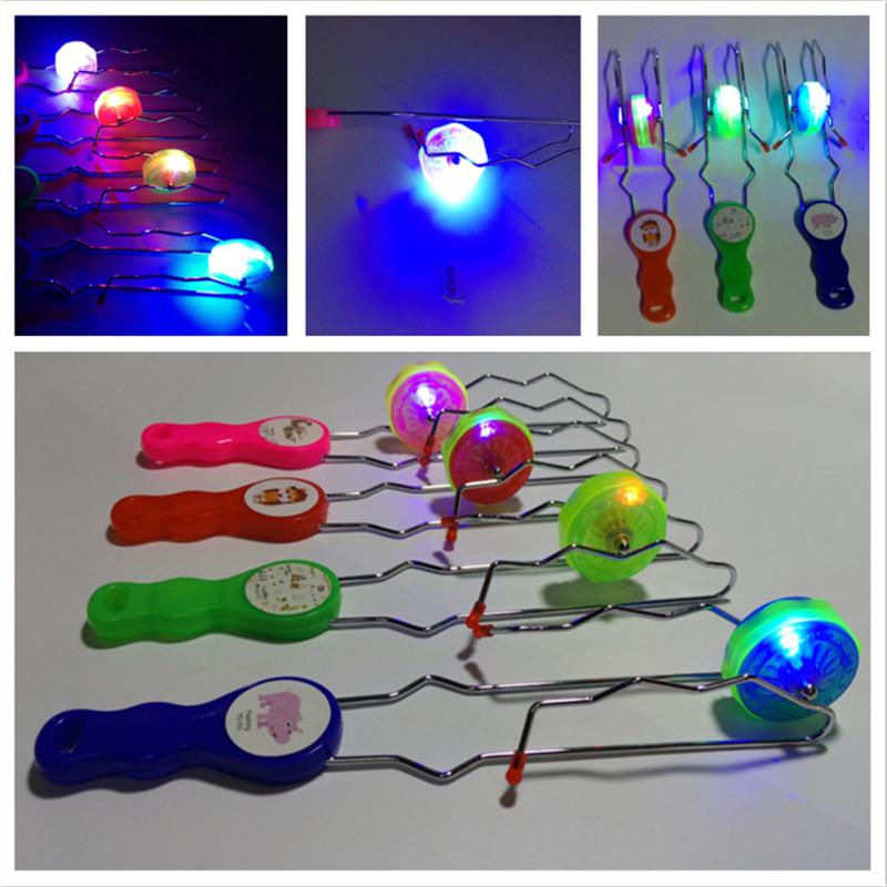 Creative Light-up Gyro Wheel Rail Twirler Spinning Flashing Gyro Science Toy Kids Gifts Educational