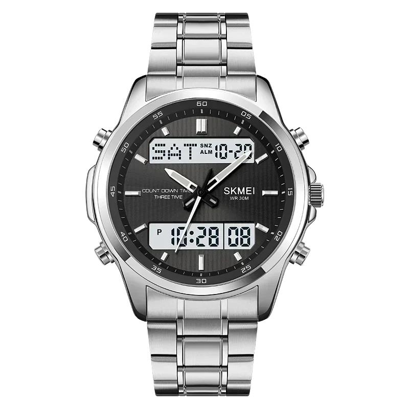 Skmei 2049 Backlit Sport Waterproof Alarm Clock 3 Time Men's Watch Countdown Timer Digital Watch Fashion Watches