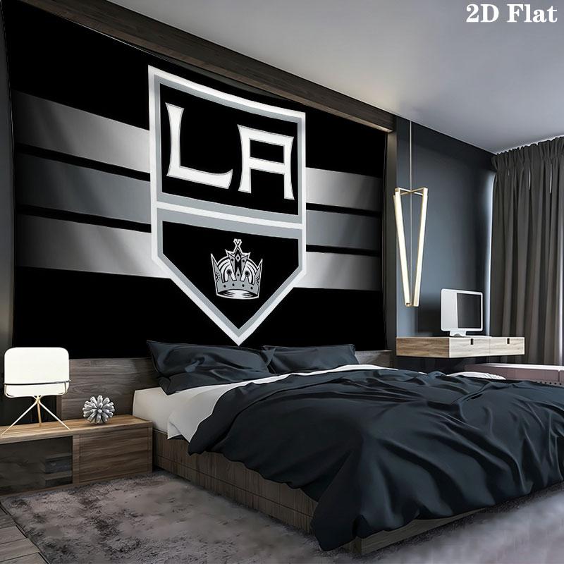 Los Angeles Kings Wall tapestry, aesthetic printed fabric blanket, suitable for bedroom, living room, and home decor.