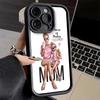 Phone Case for iPhone 17 Air 16E 15 16 Pro Max Baby Mom Girls Cover 14 Plus 13 12 Mini Soft Shell Silicone Fundas