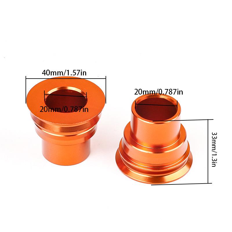 KTM/EXC/SX/SX-F 250/350/450 CNC Wheel Hub Spacers for Off-road Axle Modification