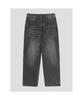 SHIFT.G Semi Wide Tapered Denim Pants Black