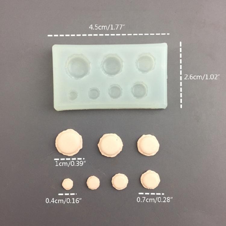 Doughnut Silicone Mold Artificial Cake Mini Cookie Bread Biscuit-Resin Molds