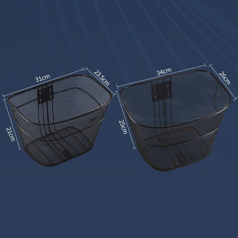 Coș pentru biciclete Biciclete de munte Biciclete pliabile din metal Coș de depozitare pentru fața bicicletei pentru drumeții Călărie Cumpărături Camping în aer liber