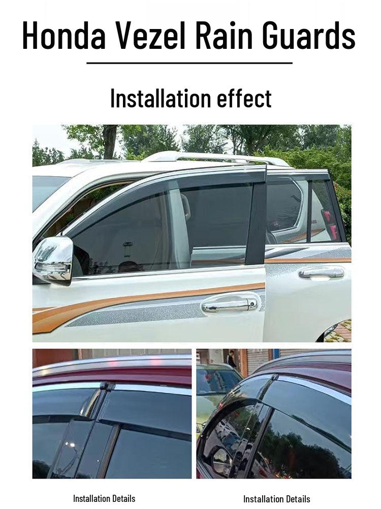 Honda Vezel XRV Civic CRV Accord Lingpai Fit Raam & Zon/Regenkappen Visors