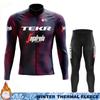 TEKR Man Cycling Maillot Winter Thermal Fleece Clothing Bicycle Clothes Jersey Men 2026 Bib Road Jackets Set Sportswear Cycle