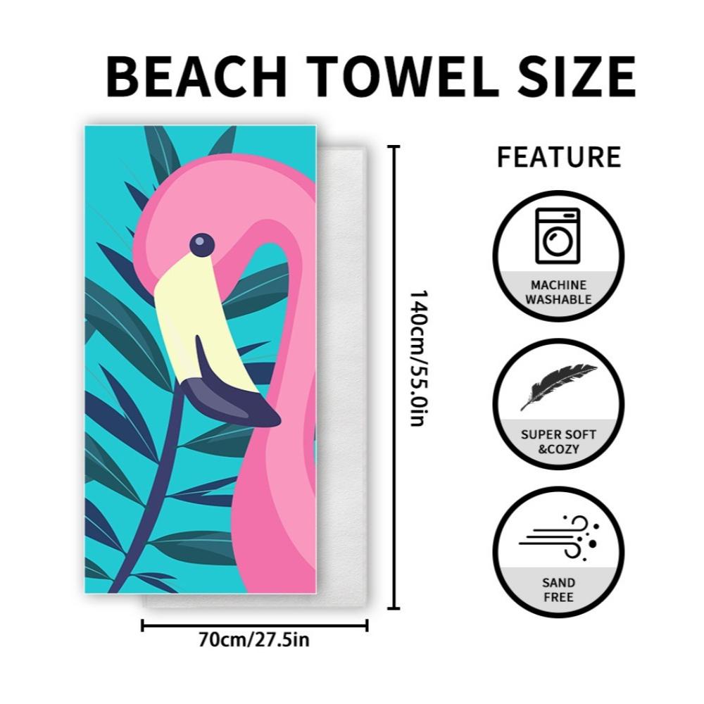 Aktivní plážová osuška 70 * 140 Kolekce, Tištěná plážová osuška z mikrovlákna, Savá osuška 70 * 140 cm 230 g